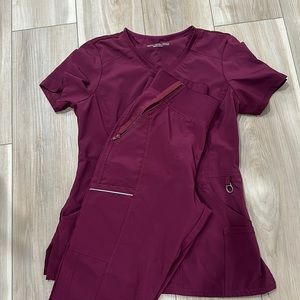 Cherokee Infinity Wine Scrubs